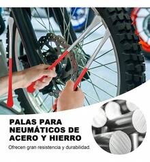 Kit Of 2 Motorcycle Rim Spatulas 40cm Universal Steel Tire Removal And Wheel Changing Tools - A - View 3