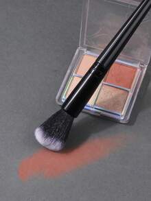 Blush Brush - Fluffy Synthetic Fibers, Even Coverage, Natural Blush Application - Black - View 5