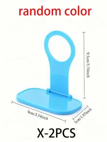 Creative And Cute Foldable Hanging Phone Charging Stand, Random Colors, Convenient And Portable, Creative Gift, Portable Phone Stand - Multicolor - View 9