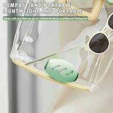 1pc Reusable Adhesive Plastic + Silicone Lint Roller, Washable Lint Remover, Neutral Color, Smooth Rolling, Removes Hair And Dust, Cleaning Tool Suitable For Home, Clothing, Furniture, Sofa, Carpet, Etc. - Rugby Lint Roller - View 8