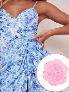 6/4/2pcs Women's Multi-Functional Clothing Buttons, Waistline Fastener Accessories For Short Sleeve Or Skirt Clothing - Tightening Clip - View 4