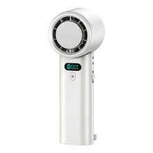 High-Speed Ice Cooling Handheld Fan, Super Conductive Ice Ceramic Cooling, 5200mAh Large Capacity Battery, 100-Level Stepless Adjustment, Portable & Foldable, LED Smart Display, Ideal Portable USB Fan For Outdoor Use In Summer To Keep Cool - Handheld - View 14