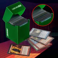 Vorinclex 20 Styles,100+ Cards Deck Box With Divider Classic Anime Color Board Games Partitioned Cards Deck Case Collection Organizer Box Cards For MTG/PKM/YGO Gathering Storage Box ,Multi Functional Storage Box - PP Box - View 12