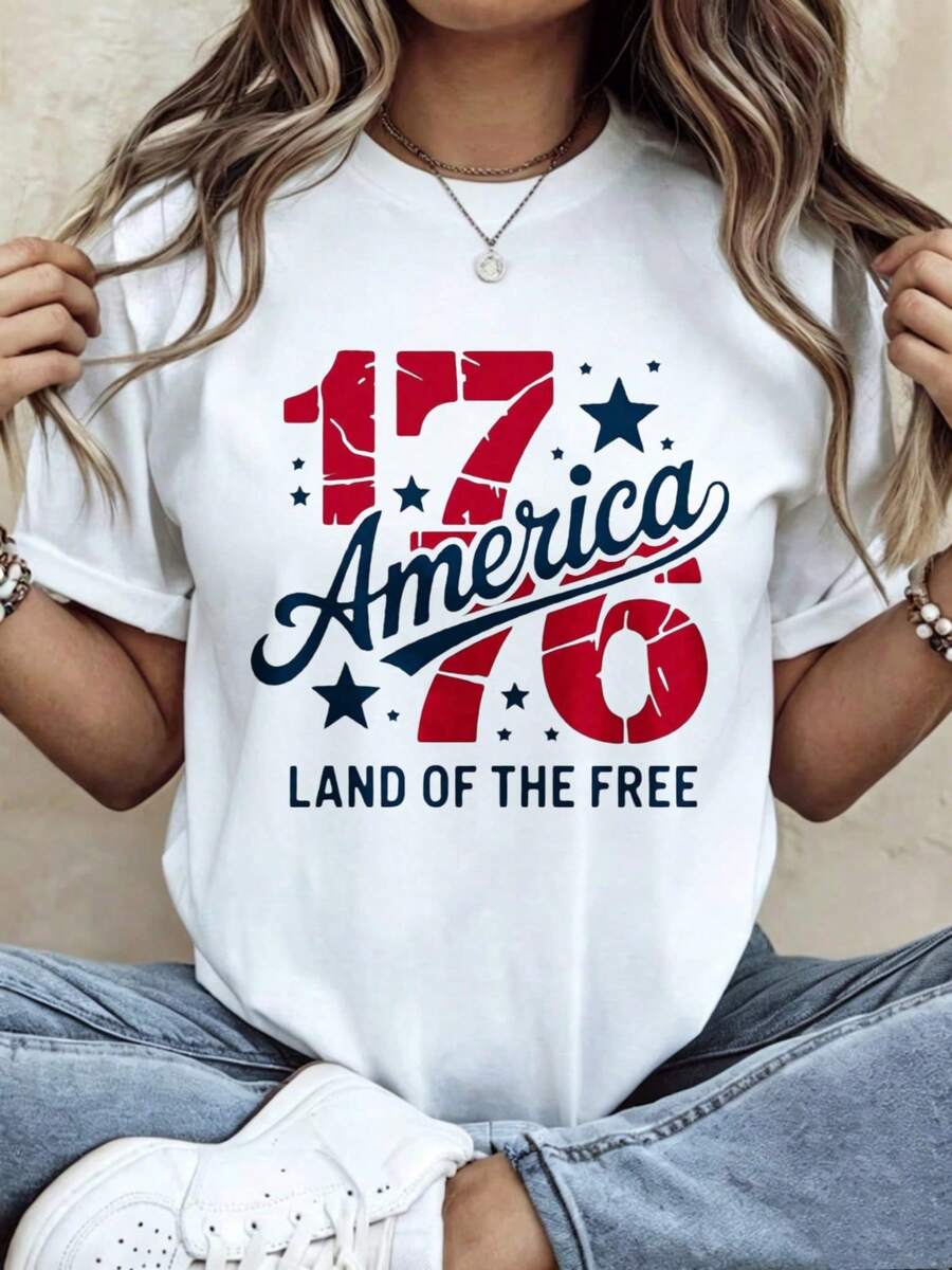 Women T-Shirts - 白色 2 - 查看 1