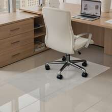 Chair Mat, 30 X 48-Inch Transparent Office Chair Mat For Hard Floors, Floor Protector For Rolling Chairs, Non-Slip & Easy To Clean, Smooth Glide Under Desk Rug For Home Office (Rectangular) - 30 X 48-inch - View 9