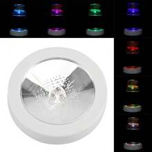 Coasters - White Shell Colored Lights. - View 5