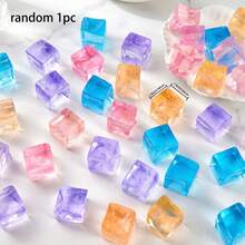 1pc Ocean Please Apple Soft Squeeze Pink Crystal Big Apple Stress Relief Slow Rebound Anxiety Relief Gift Office Relaxation Home Decor | Best Gift For Family And Friends [Due To Slight Color Difference During Photography] - Multicolor - View 12