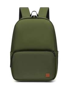 New Cross-Border Lightweight Small Backpack, Fashionable Versatile Student Backpack, Minimalist Solid Color Laptop Backpack, Exhibition Gift Backpack, Expandable Design Premium Backpack, Outdoor Casual Travel Sports Commute Men's Backpack - Multicolor - View 9