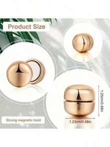 3piezas/1 pieza Botones Antideslizantes, Ajustador de Cintura de Vestido, Botones Sin Costura - Multicolor - Ver 4
