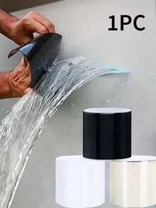 1pc Super Strong Leak-Proof Tape - Maximum Adhesion, Suitable For Indoor And Outdoor Use, Suitable For Home, RV, Roof, Pipe, Swimming Pool - Adhesive Waterproof Tape, Widely Used For Sealing And Leak Repair. Instant Leak Stop - Multicolor - View 1