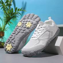 Zapatillas de senderismo, antideslizantes, resistentes al desgaste, transpirables, zapatillas de escalada, zapatillas de trekking, zapatillas casuales, zapatillas para deportes y fitness en interiores, zapatillas de malla - 710 Luna Azul - Ver 12