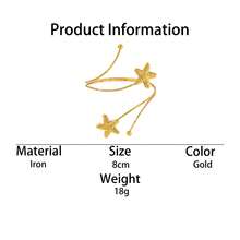 1pc Light Luxury Elegant Summer Beach Vacation Style Gold Starfish Niche Design Women's Arm Cuff - Golden - View 5