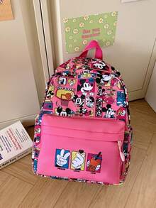 1pc Disney Teen Backpack, Cartoon Backpack, Girls Wallet, Mini Handbag, Travel Bag, Party Storage Bag, Fashion Coin Purse, Boys & Girls Handbag - Multicolor - View 16