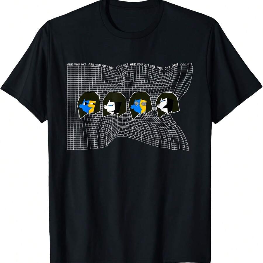 Ena Are-You-Okay T-Shirt - Negro - Ver 1