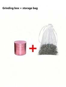 1個便攜式金屬研磨器，香料研磨器，廚房工具研磨器，可愛設計，更好抓握，廚房必需品，鹽研磨器，可愛鋁合金香料研磨器，手動香料粉末研磨器，附花粉篩和刮板，廚房用品，旅行必需品，露營，耐用金屬研磨器，附防滑滾花蓋廚房香料/草藥便攜式手持研磨工具 (研磨盒 + 收納袋/套)，(購買時請仔細檢查產品名稱以避免錯誤購買) - 粉色 - 查看 14