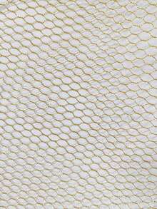 1pc Gold Thread Hexagonal Mesh Fabric, Honeycomb Hexagonal Mesh Cloth, Craft Gift Box Packaging Shoe Material Bag Mesh Fabric - Gold - View 5