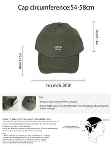 1顶软顶极简风棒球帽，可调节帽檐，适合小脸型，纯色设计，适合春夏户外活动，宽帽檐防晒，沙滩、度假、旅行皆宜。 - 彩色 - 查看 11