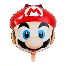 SUPER MARIO BROS. 1set/2pcs Super Plumber Bros Character Shaped Foil Balloon Set, Super Brother Mushroom And Star Helium Balloons, Themed Party Decoration Balloons For Celebrations And Gaming Events - View 10