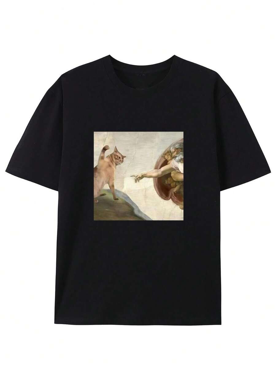 Women T-Shirts - 黑色 - 查看 1