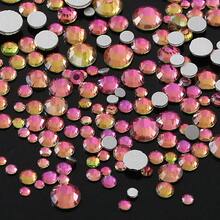 YONGNING SS4-20 1300pcs Mixed Size Crystal Non-Hotmelt Transparent Glass Rhinestones Flat Back Decorative Pieces DIY Nail Art 3D For Shoes, Clothing, Hats And Other Daily Items - Mixed Size - View 33