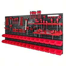 A Complete Set Of Tool Organizer, Screwdriver, Wrench Storage Box, Garage Tool Rack, For Screws, Nuts, Nails, Beads And Small Hardware, To Install Garage Organizer And Storage, Father'S Day Gift, Suitable For Home, Garage And Studio - 27pcs - View 3