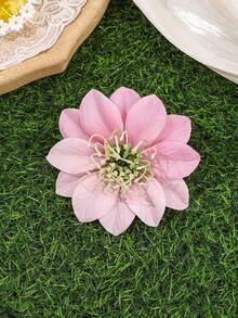 1pc Fashionable And Sweet Floral Hair Clip, Elegant, Classic, Versatile, Suitable For Daily Wear, Outings, Vacations, Playful Activities; La,Clips For Hair - Multicolor - View 6