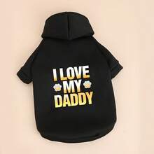 Pet Cat Hoodie, Autumn/Winter Style, Warm Fleece Lining, Suitable For Ragdoll Cats, Anti-Shedding, Also Suitable For Small Dogs And Puppies Spring Wear - Black - View 2