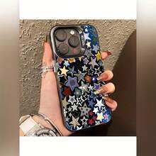 Phone Case - Colorful Stars Full Screen Laser Cut, Suitable For Phone Cases. - Multicolor - View 2