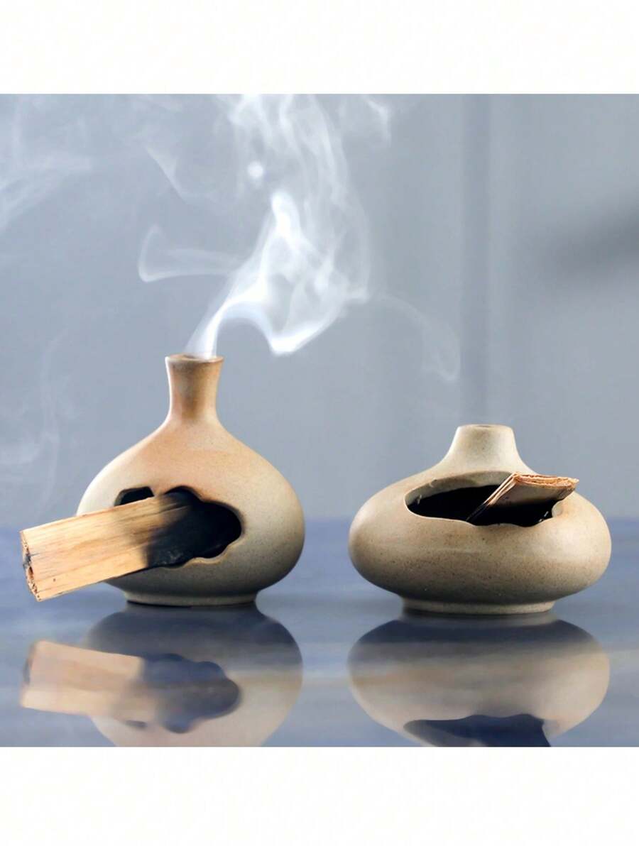 Palo Santo Ceramic Incense Burner, Hotel & Restaurant Decorative Dish, Food Platter Ornament, Incense Burning Tray - Incense Burner - View 1