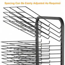 Art Drying Rack For Classroom,Paint Drying Rack On Wheels With 25 Removable Shelves,Study Metal Art Storage Rack For Art Studios,Schools Mobile Paint Drying Rack Canvas Rack Art Storage Painting - 25-shelf - View 5