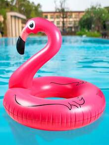 1pc Summer Adult 120cm Unicorn Swim Ring, Flamingo Swim Ring Thickened PVC Adult Swim Ring Water Entertainment Inflatable Unicorn Float (Multiple Specifications Available) - Multicolor - View 11