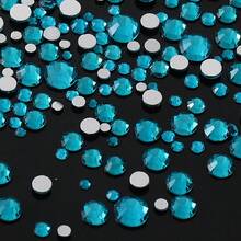 YONGNING SS4-20 1300pcs Mixed Size Crystal Non-Hotmelt Transparent Glass Rhinestones Flat Back Decorative Pieces DIY Nail Art 3D For Shoes, Clothing, Hats And Other Daily Items - Mixed Size - View 18