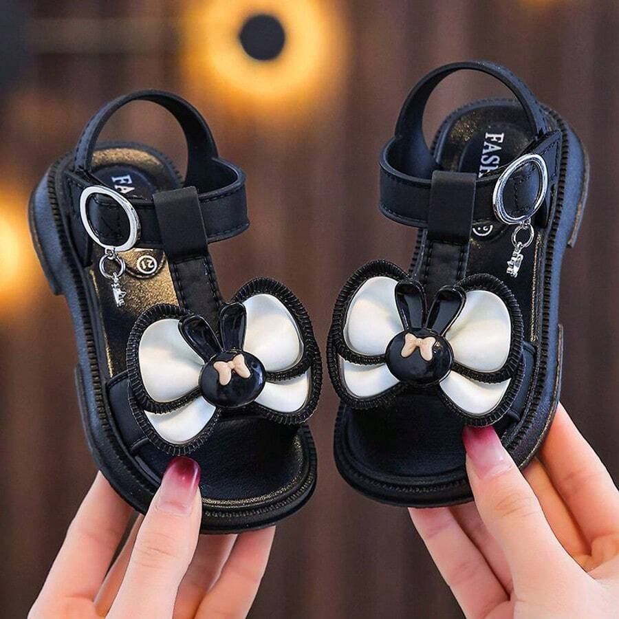 Vicvait Girls' Comfortable Soft-Sole Sandals, Versatile Children's Sandals, Summer Korean Style