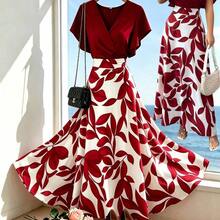 Vestido ajustado con volantes y mangas cortas elegante para mujer, color verde, adecuado para ir al trabajo en primavera/verano - Blanco y Negro - Ver 9