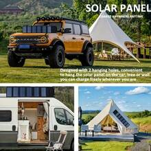 Portable Foldable Solar Charging Panel With USB+Type-C Dual Port Charging, Monocrystalline Silicon Solar Panel, Suitable For Charging Phones, Tablets, Laptops, Cameras And Other Digital Products - View 7