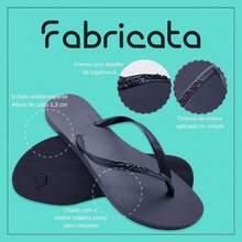 Kit Of 2 Pairs Of Women's Slim Flip-Flops, Flat Sandals, Lilac Green, Comfortable, Lightweight, Soft, Original F02 - Tím nhạt/Xanh lá cây - Xem 3