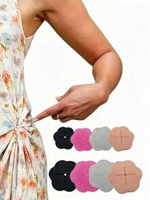 6/4/2pcs Women's Multi-Functional Clothing Buttons, Waistline Fastener Accessories For Short Sleeve Or Skirt Clothing - Tightening Clip - View 1