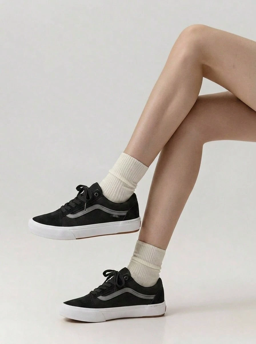 Vans BMX Old Skool Shoes Black / White / Grey VA2Z3WYV3 - 黑色 - 查看 1