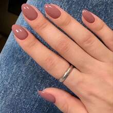 COSMI MILANO Made In The UK. One 8ml Nail Polish With A Moisturizing And Nourishing Treatment And A Professional Salon Gloss Finish. With A Glossy Glass Effect, Natural Clear Gel, Long Lasting, Quick Drying For Elegant And Professional Nail Care. - LONDON BRICK 215 - 查看 2