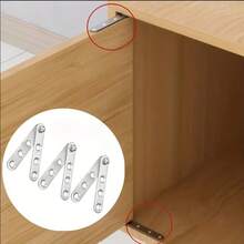 8pcs Heavy Duty 360° Rotating Hidden Hinges, Stainless Steel Embedded Cabinet And Door Hardware - 8pcs - View 6