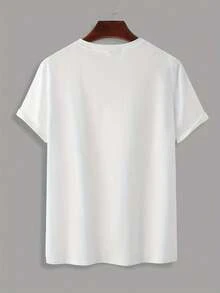 Printed Short Sleeve T Shirt - 白色 - 查看 3