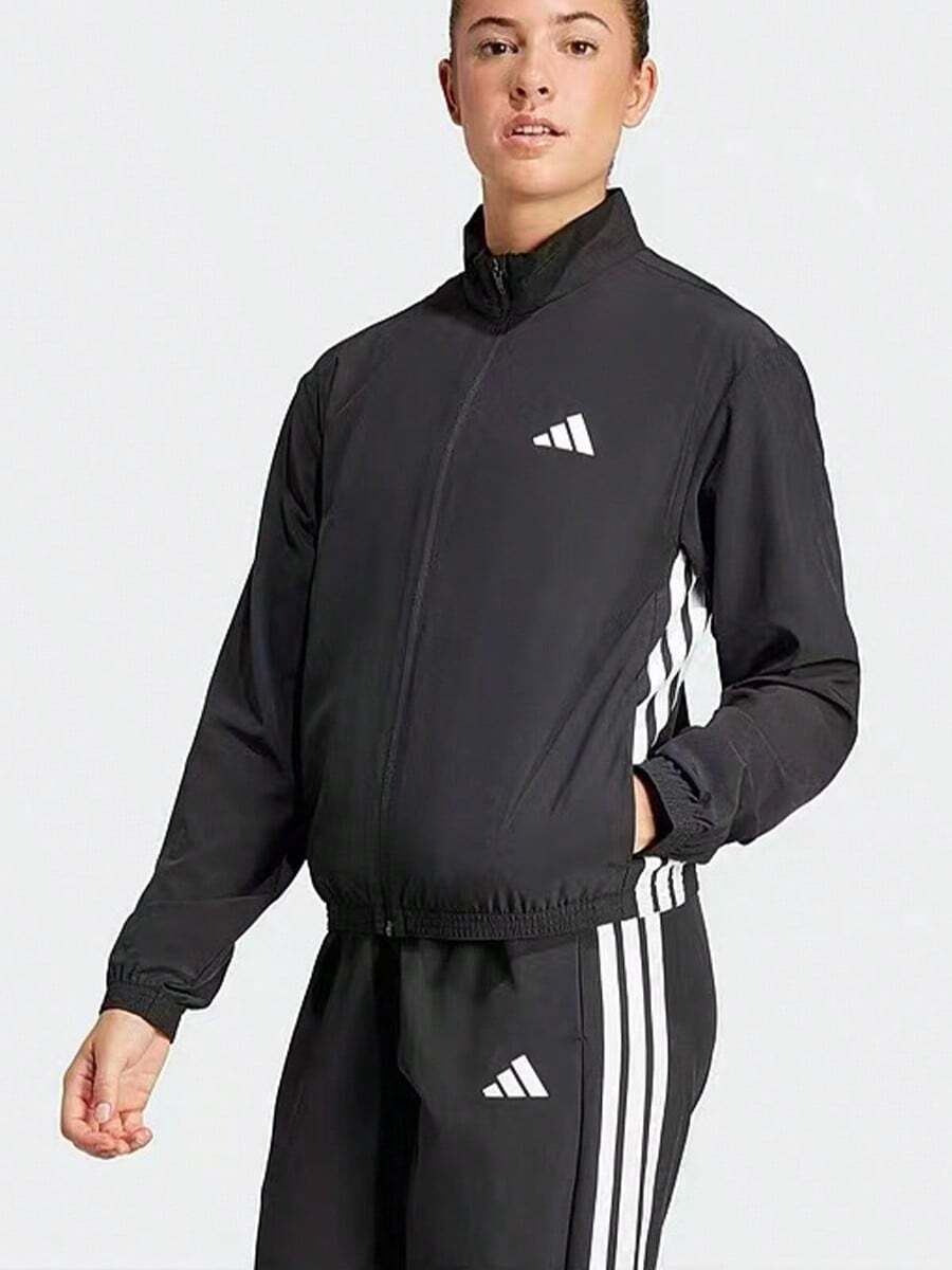 Adidas Sport Performance Women's Jacket - Comfortable, Durable, Breathable, Windproof - Black - Black - View 1