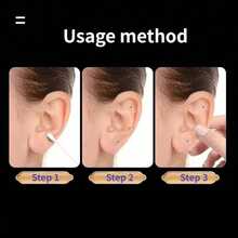 100pcs Disposable Ear Acupuncture Ear Stickers, Ear Massage Therapy Ear Tapes, Random Style Outer Packaging Box And Bag - White - View 5