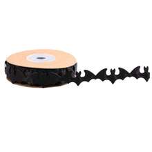 1 Roll, 5 Yards Halloween Lace Ribbon, Pumpkin & Ghost Mesh Hollow Decorative Trim, Suitable For Gift Wrapping, Party, DIY Headband, Halloween Decoration - Multicolor - View 9
