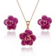 Tono morado/oro rosa