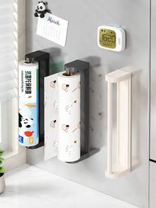 1pc Minimalist Kitchen/Bathroom Storage Rack, Bathroom Toilet Paper Holder, Towel Rack, Space-Saving Design, Easy To Assemble And Disassemble, Kitchen Storage Rack, School/Office Storage, Bedroom Decor, Kitchen Accessories, Bathroom Decor, Home Decor, Student Dorm Storage Rack - B - View 2
