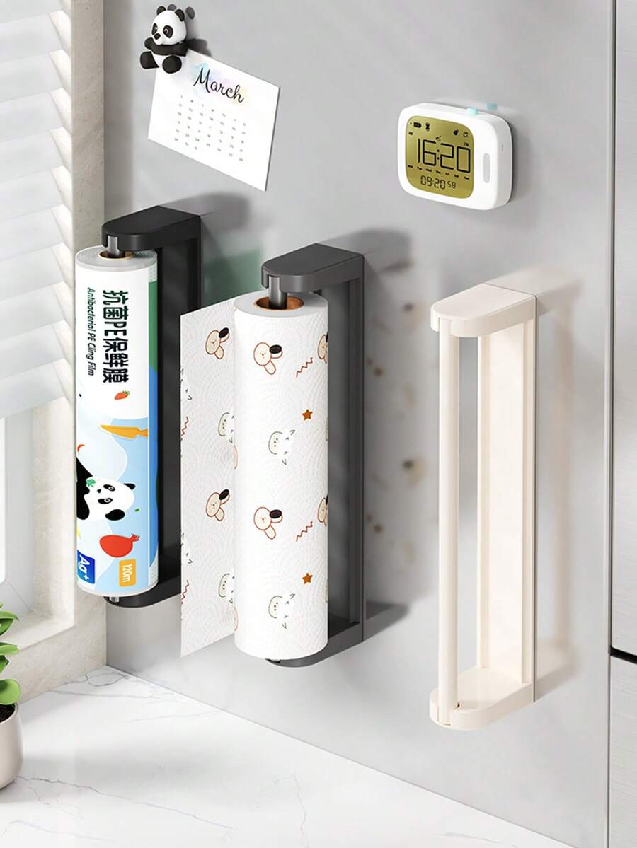 1pc Minimalist Kitchen/Bathroom Storage Rack, Bathroom Toilet Paper Holder, Towel Rack, Space-Saving Design, Easy To Assemble And Disassemble, Kitchen Storage Rack, School/Office Storage, Bedroom Decor, Kitchen Accessories, Bathroom Decor, Home Decor, Student Dorm Storage Rack