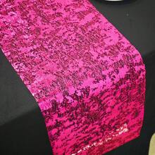 1 Roll Rose Red Gold Foil Table Runner, Durable And Wear-Resistant, Polyester Fiber Material, Artistic And Elegant, Exquisite And Warm, Suitable For Birthday Parties, Class Reunions, Family Gatherings, Holiday Celebrations And Other Occasions For Atmosphere Decoration And Beautification - View 8
