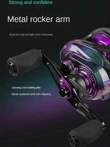 OKUMA High Precision Long Cast Explosion-Proof Colorful Water Drop Reel With Line Unloading Alarm Bait Fishing Reel - Multicolor - View 10