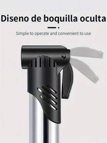 TOSUOD Single Portable Bicycle Mini Air Pump, Small Inflation Cylinder, Universal For Road And Mountain Bikes, Lightweight Compact Easy Storage, Outdoor Cycling Commuting Emergency Tire Repair Inflation Tool Accessory, Perfect For Mountain Bikes, Road Bikes, Basketball And Soccer! - Multicolor - View 2